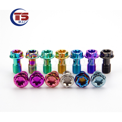 TS钛工厂钛合金油管螺丝M10*1.0/1.25布雷博车力屋摩托车卡钳改装