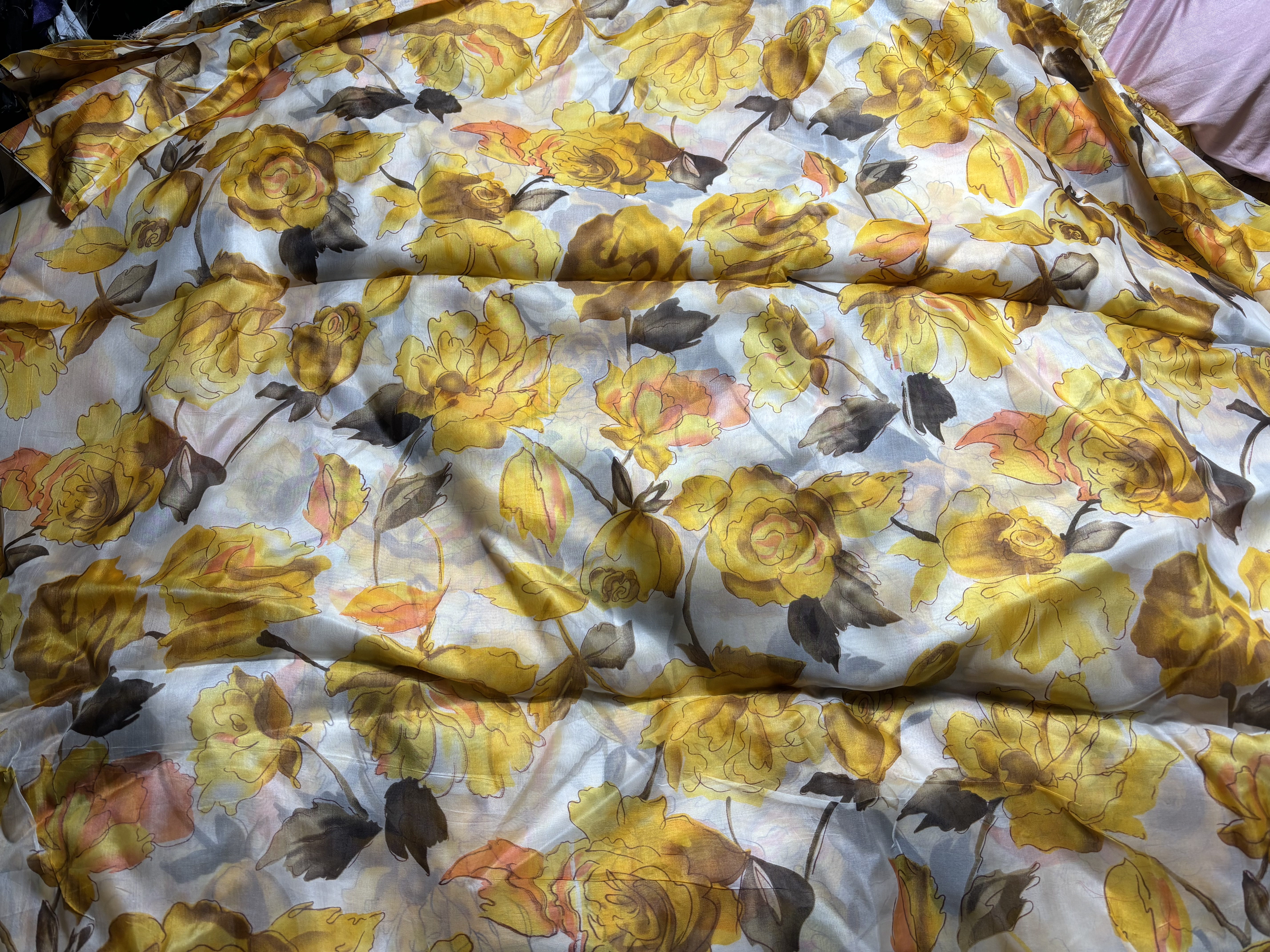 桑蚕丝丝绸真丝绡衣服连衣裙服装面料布料