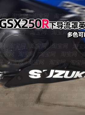 贴纸铃木GSX250R导流罩防水贴