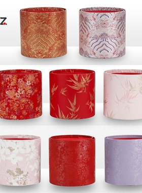 锦绣繁华福桶抱抱桶新年喜庆年宵花桶花束包装盒空桶仿真花插花桶