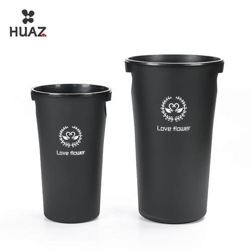 黑色圆形桶醒花桶深水特大塑料