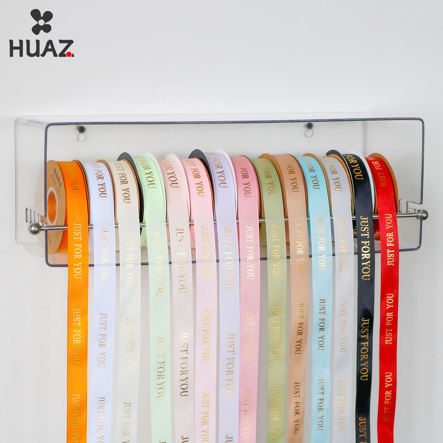 2.5cm烫金英文丝带J版