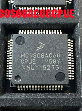 现货MC9S08AC60CPUE MC9S08AC60MPUE封装QFP64 微控制器处理器CPU