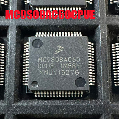 现货MC9S08AC60CPUE MC9S08AC60MPUE封装QFP64 微控制器处理器CPU