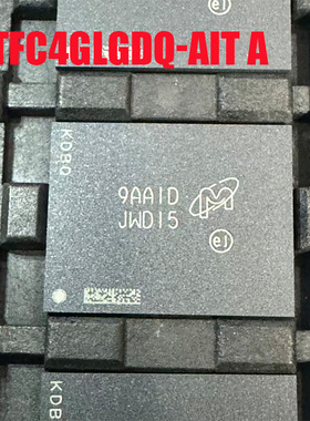 MTFC4GLGDQ-AIT A 丝印JWD15 封装LBGA-100 全新原装现货