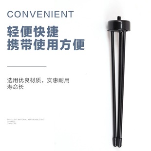 金属自拍直播三脚架 25cm加大号延长杆底座手机相机摄影金属支架