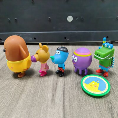 热门儿童玩具 阿奇幼幼章鱼河马 幼幼园公仔儿童过家家玩具礼物