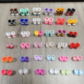 子靴子高筒鞋 正版 散货娃娃配件鞋 8厘米惊喜娃娃配件儿童玩具