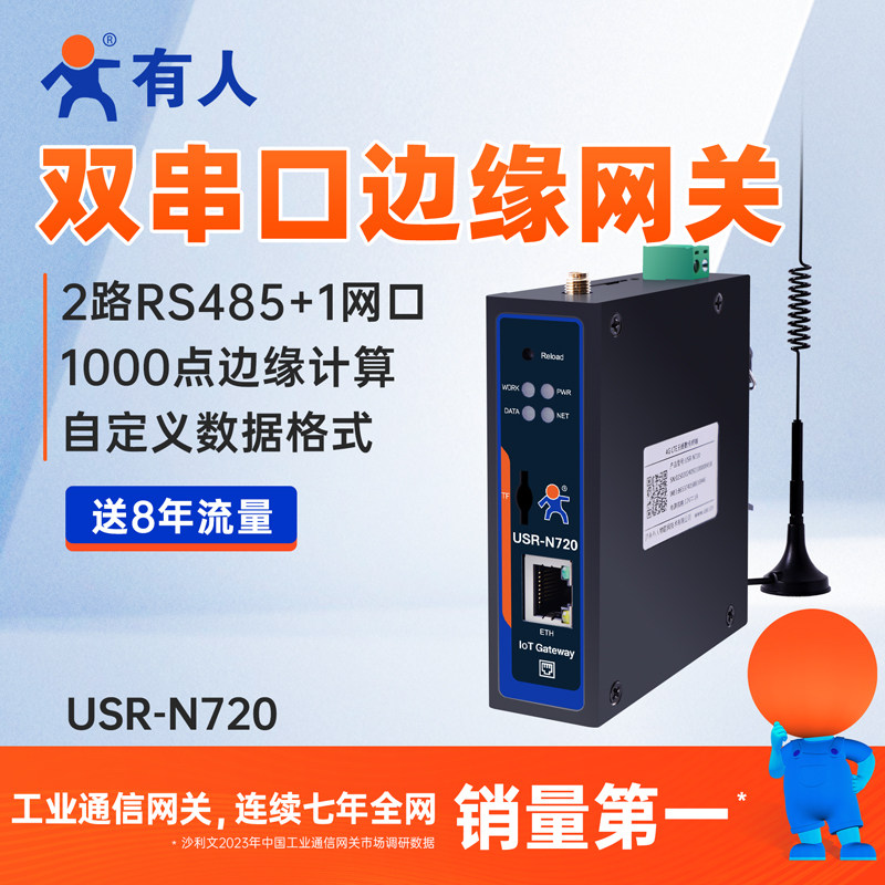 有人边缘计算网关4GDTU鸿蒙ModbusRTU电力645采集JSON转换N720,电子元器件市场,GSM/GPRS/3G/4G模块,淘宝优惠券,粉丝福利购,淘宝优惠卷