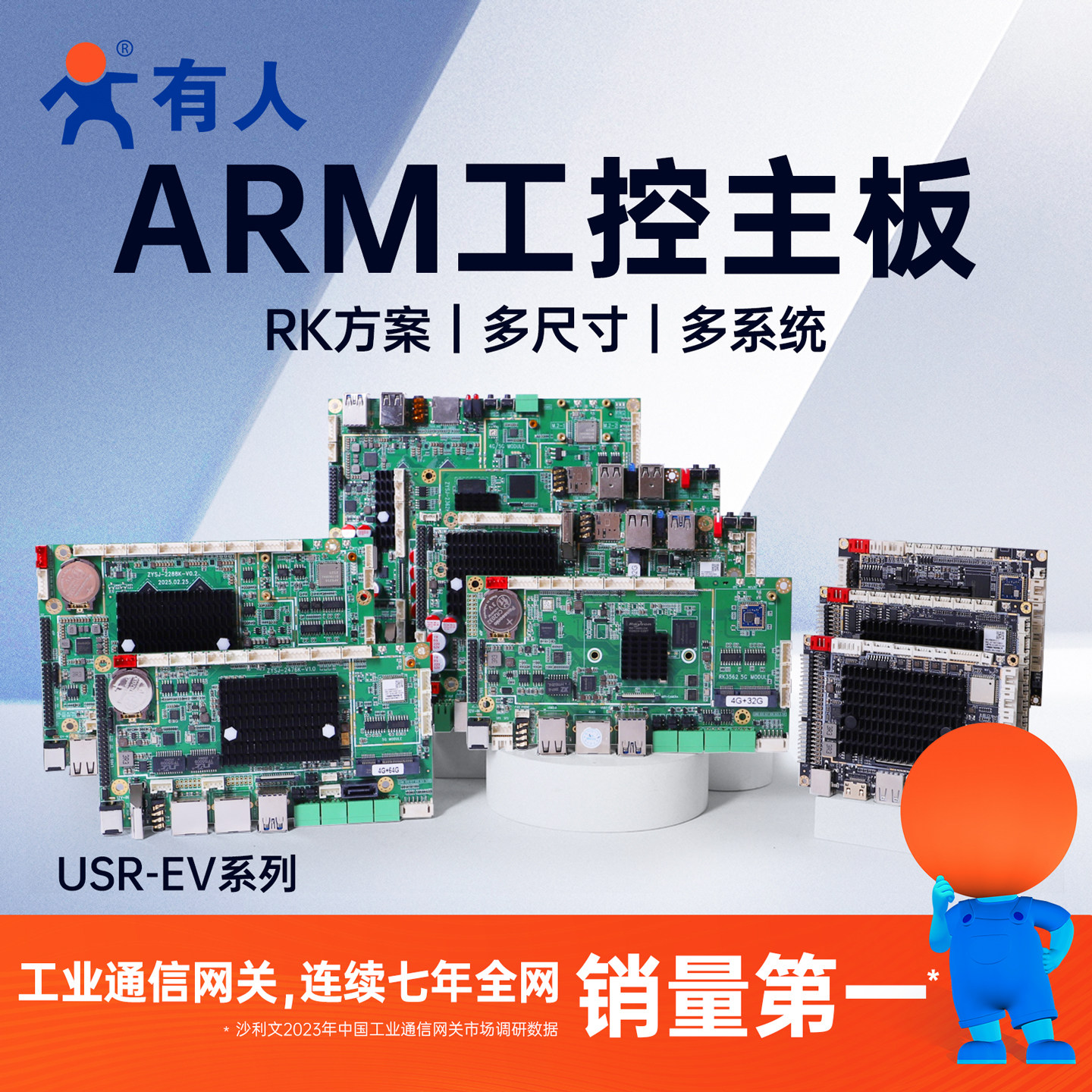 有人ARM工控主板RK3588/3576/3568瑞芯微嵌入式Linux开发板核心板