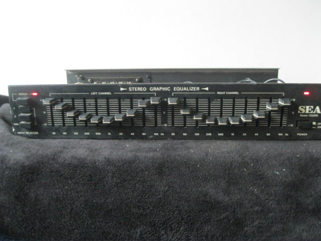 二手原装进口SEA发烧HIFI均衡器EQ200双十段手调效果器推荐