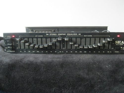 二手原装进口SEA发烧HIFI均衡器EQ200双十段手调效果器推荐