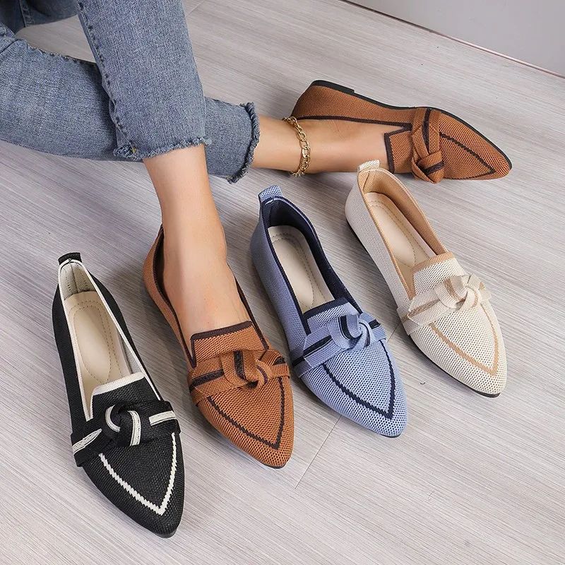 Women's Shoes Loafers Ballet Flats Pointed Toe Barefoot Slip