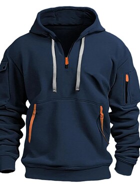 2024 Shoulder Drop Hooded Sweatshirt Men's and Women's Plus