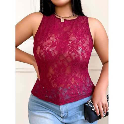 Women's Sexy Simple Solid Color Lace Solid Color Lace Sleeve