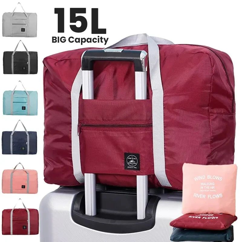 Foldable Travel Duffel Bag for Airlines Carry on Bag for Wom