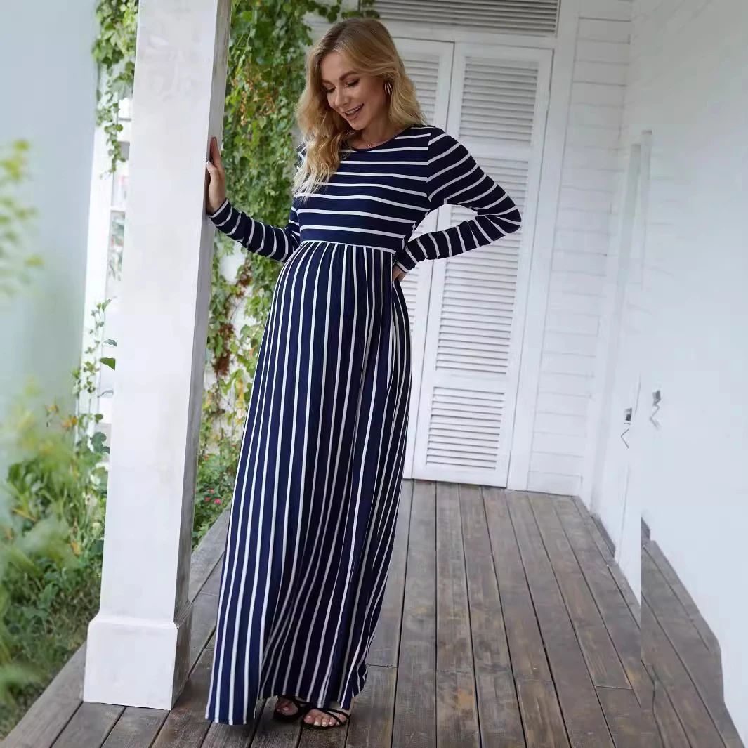 Clothes for Pregnant Women Maternity Dress Spring Autumn Str