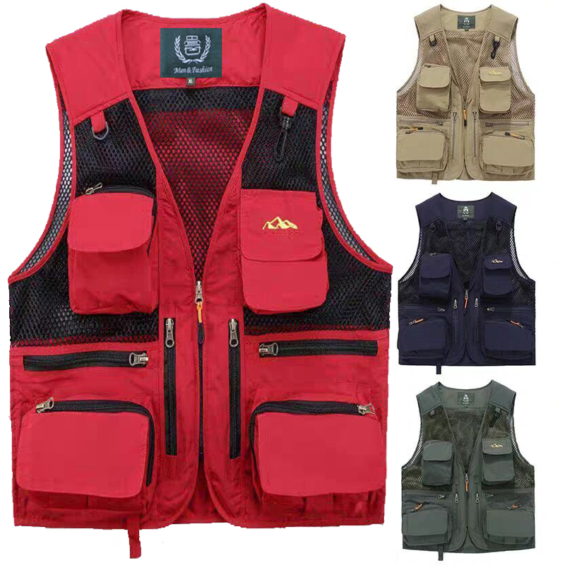 吉普战车袋摄影钓鱼背心