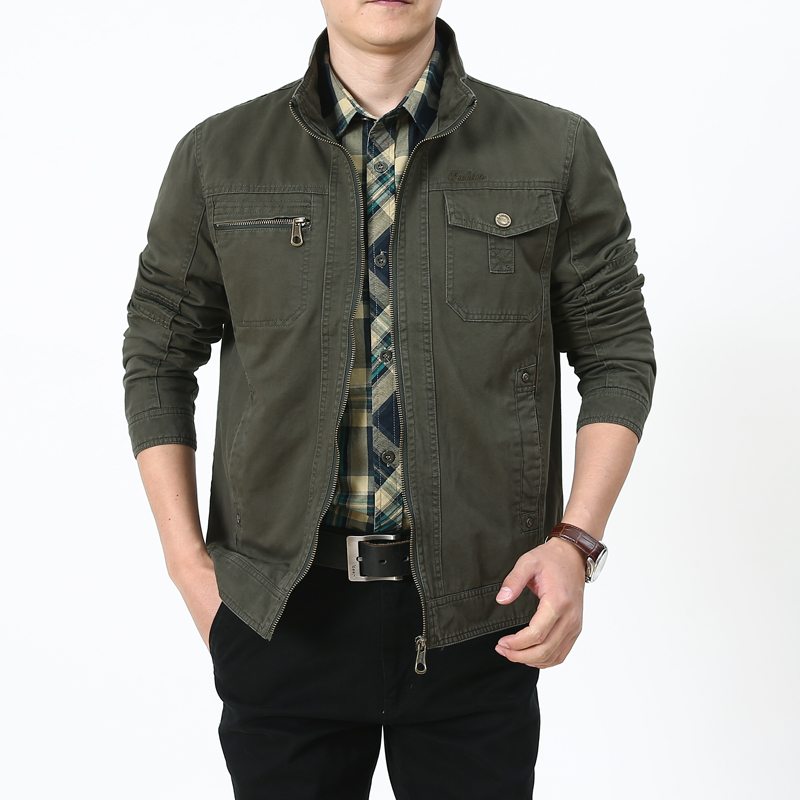 夹克男士休闲男装纯棉