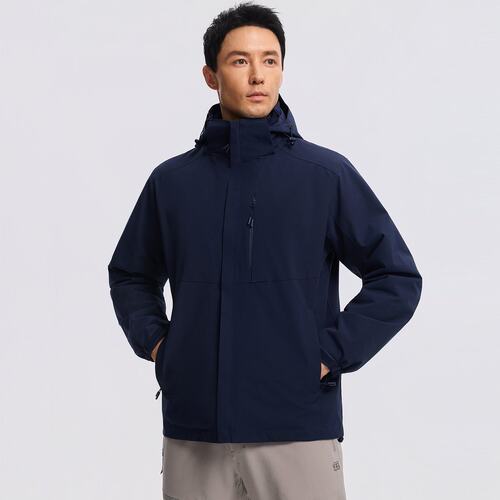 冲锋衣定制印logo工作服印字三合一可拆卸防风防水工衣团体秋冬装