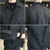 新高品质~水洗做旧大口袋店主风皮衣夹克外套3403-1-7817-P148，男装皮衣，电商C301