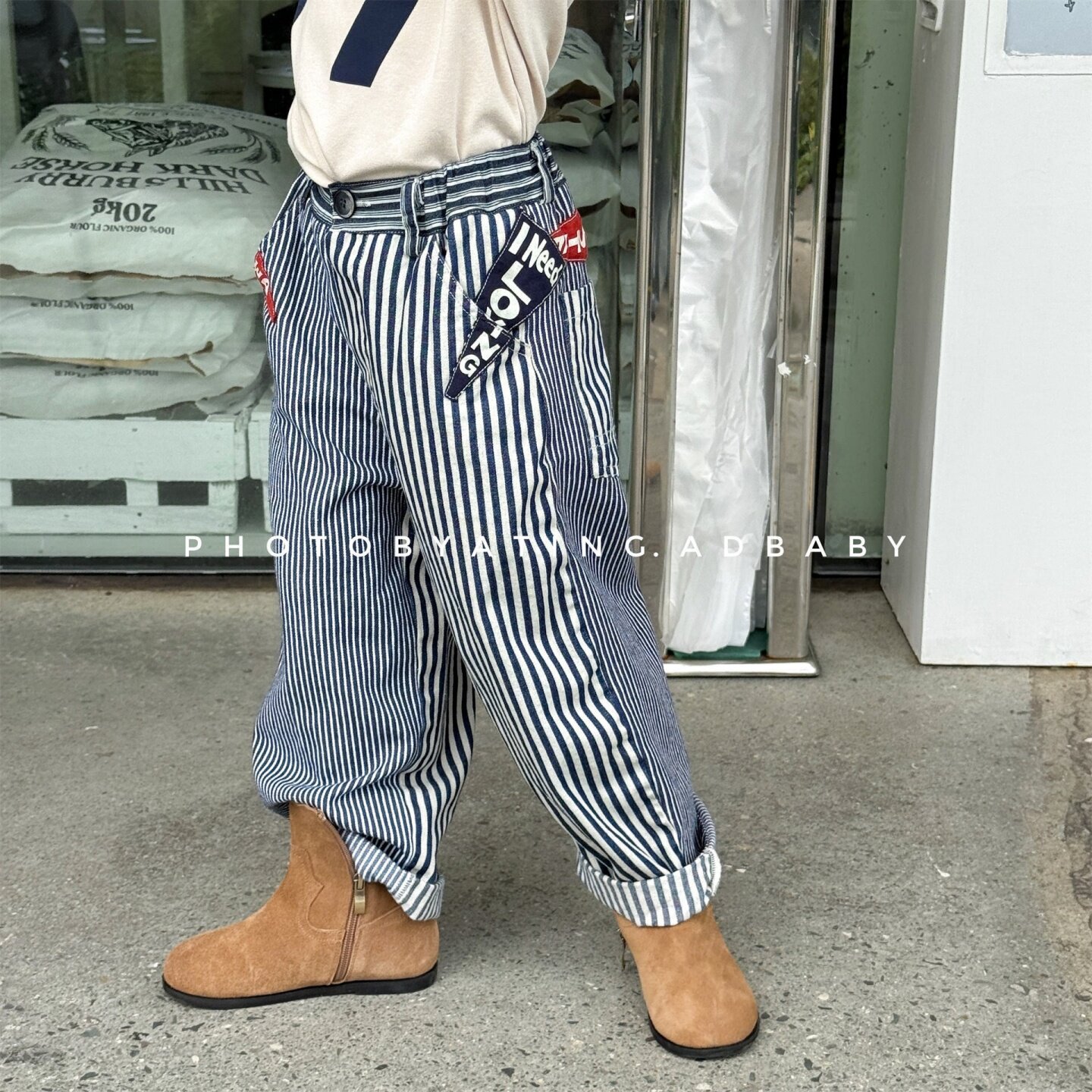 儿童洋气牛仔裤2026春季新款童装潮中小童男童女宝时尚长裤休闲裤