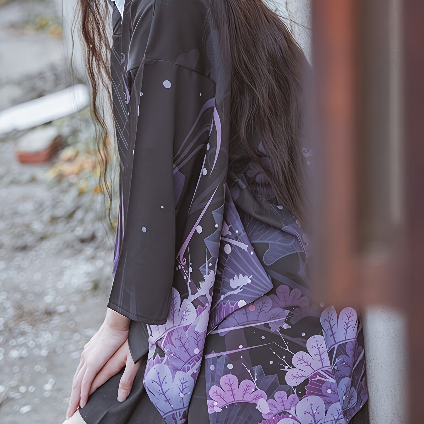 二次元动漫羽织凤凰火烈鸟印花可爱和风日系浴衣和服开衫原宿古风