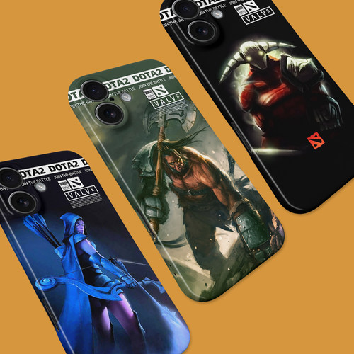 DOTA2手机壳17promax刀塔ip14/15plus/16游戏IQOO15荣耀600菲林软壳K90 nova16全包边P90 RENO14 mate80米17
