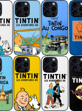 丁丁历险记手机壳适用于iPhone13 12Pro mate40荣耀50软壳findX3皮纹14Pro mate50米13 K50 米12全包软壳