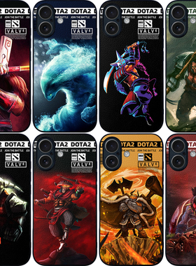 DOTA2手机壳17promax刀塔ip14/15plus/16游戏IQOO13荣耀400皮纹壳K80 nova14全包边P70/80 RENO14 mate70米15