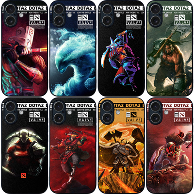DOTA2手机壳17promax刀塔ip14/15plus/16游戏IQOO13荣耀400皮纹壳K80 nova14全包边P70/80 RENO14 mate70米15