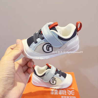基诺浦学步鞋轻便透气软底四季款