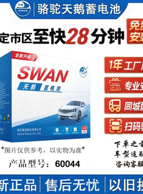 天鹅DF60044蓄电池适配宝马3系5系7系奔驰S级奥迪A4A6路虎12V100A
