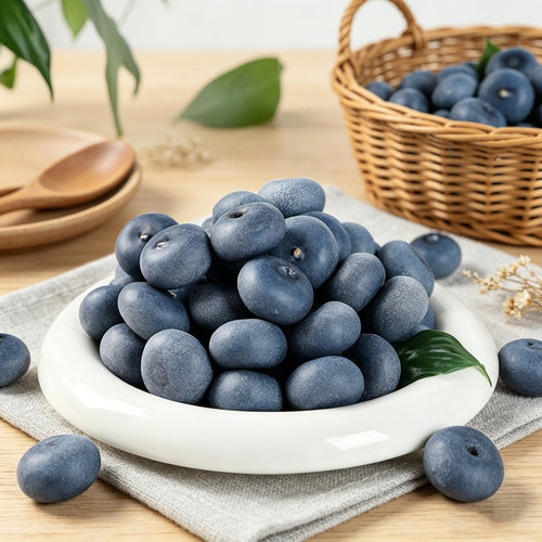 仿真云南蓝莓假水果模型装饰摆件