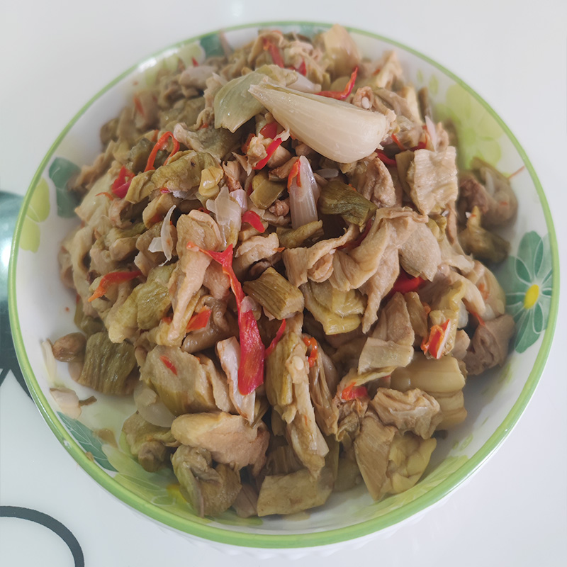 江西瑞金下饭菜酸芋荷赣南特产开胃菜