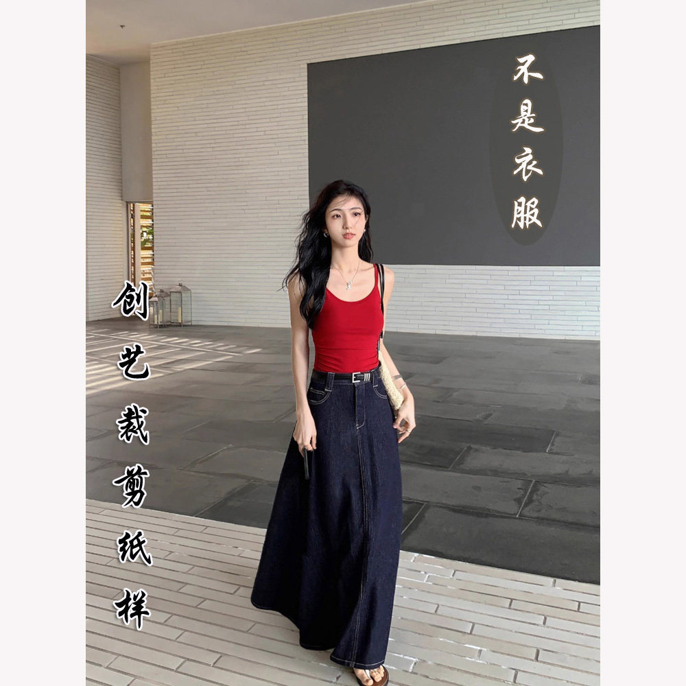 创艺半身裙牛皮纸缝纫制版新款