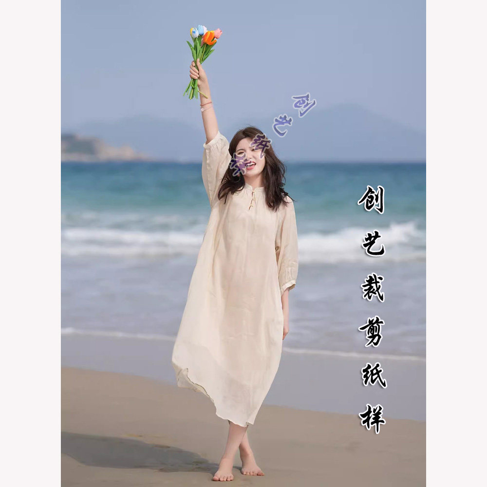 创艺纸样连衣裙裁剪图小众设计