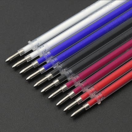 彩色高温熨烫消失笔芯服装专用皮革气退点位热褪色水消色笔芯