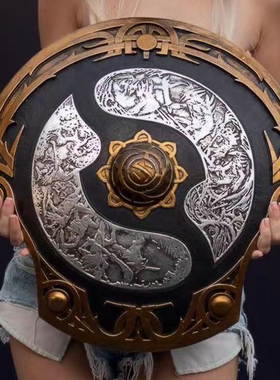 DOTA2刀塔TI10游戏周边1:1超大号国际邀请赛冠军盾神盾不朽盾手办