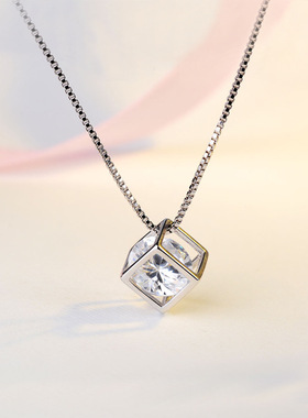 爱的记忆纯银项链森系情人节