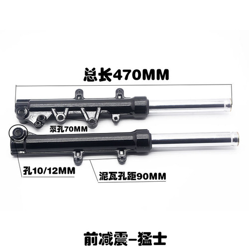 适用天鹰TS150摩托车前减震器航爵立田猛士踏板车液压避震器 前叉