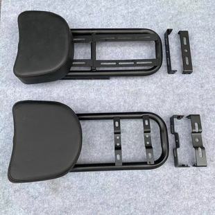 新国标电动车外卖尾箱货架海绵坐垫延长支架通用万能可调座包鞍座