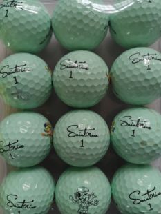 韩国Saintnine高尔夫球三四层高尔夫彩球各种型号二手高尔夫球