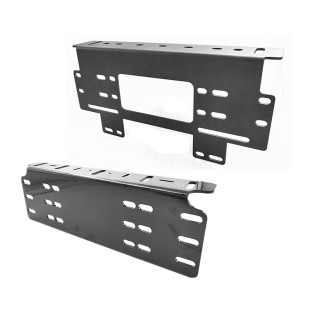 牌照架 牌照灯扩展架无损安装 汽车改装 灯架铝合金车牌支架轿车加装