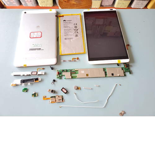 适用于 华为 M1 S8-303L 主板 屏幕 后盖 像头 排线 电池 喇叭