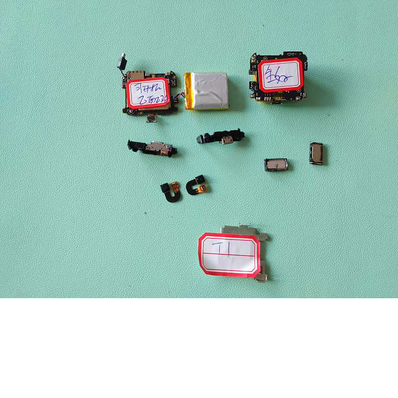 适用于  小米手表 小寻T1 主板带电池 尾插 喇叭 送话器 原拆