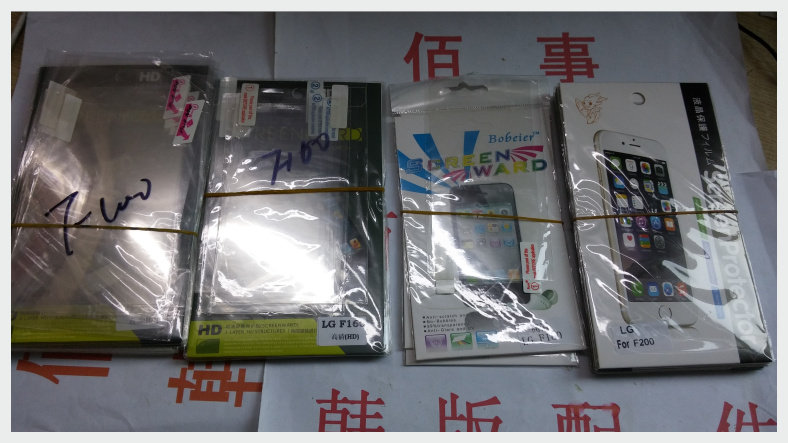适用于LG F100 F160 F180  高清保护膜 高清保护膜F180后膜图片