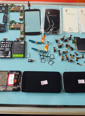 适用于LG Nexus4 E960屏幕 主板 后框 后盖 摄像头 电池卡托 按键