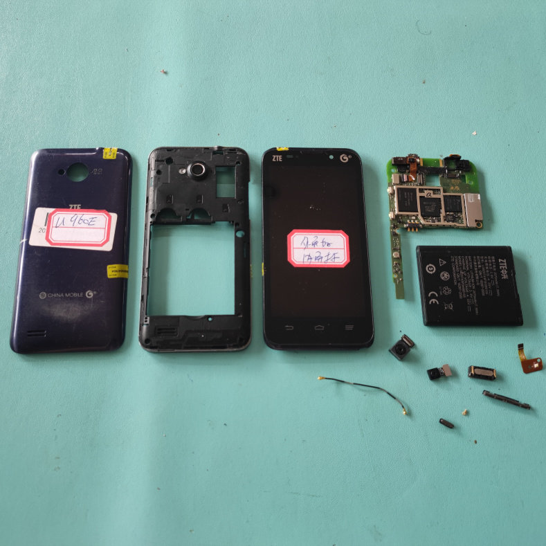 适用于 中兴 u960E 主板 屏幕 电池 后框 后盖 听筒 摄像头咪头线图片