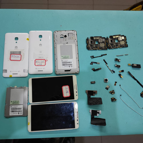 适用于 华为MT2-L01 主板 后盖 后框 电池 摄像头 按键 排线 听筒
